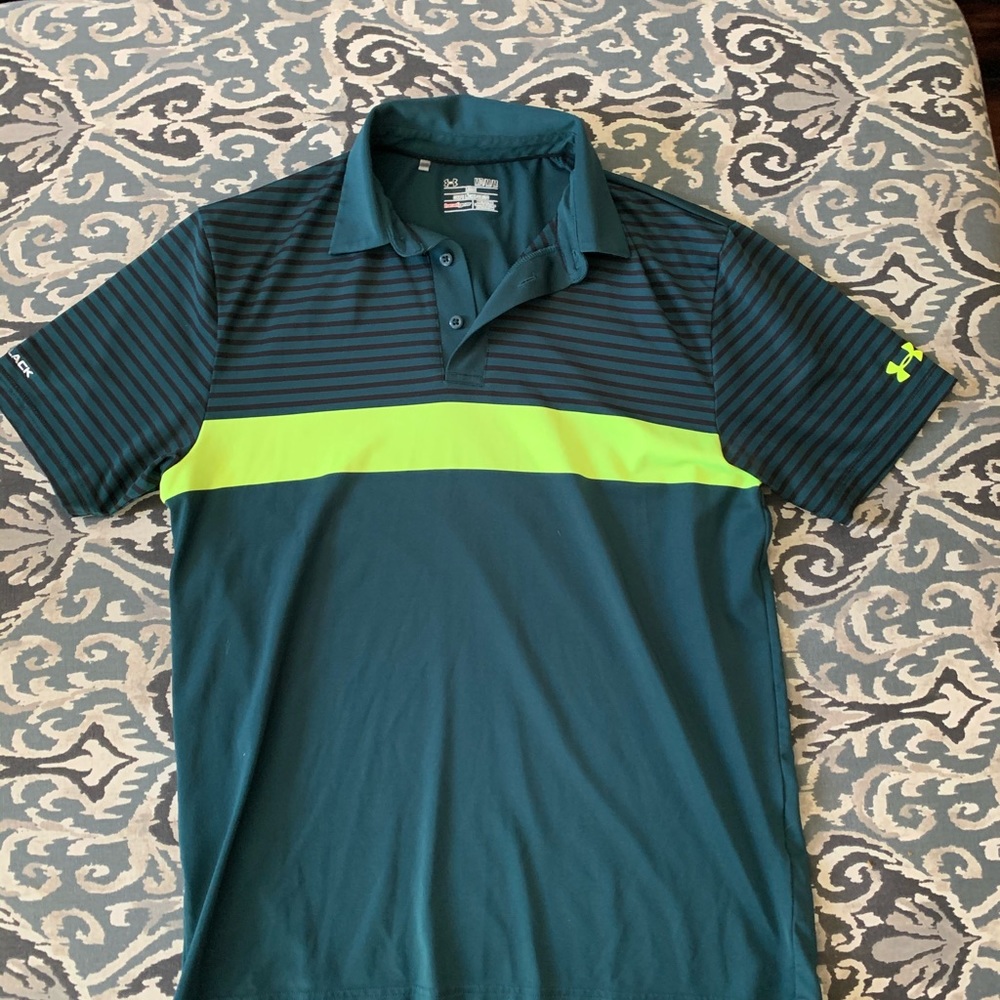 Under Armour Heatgear Golf Shirt Medium
